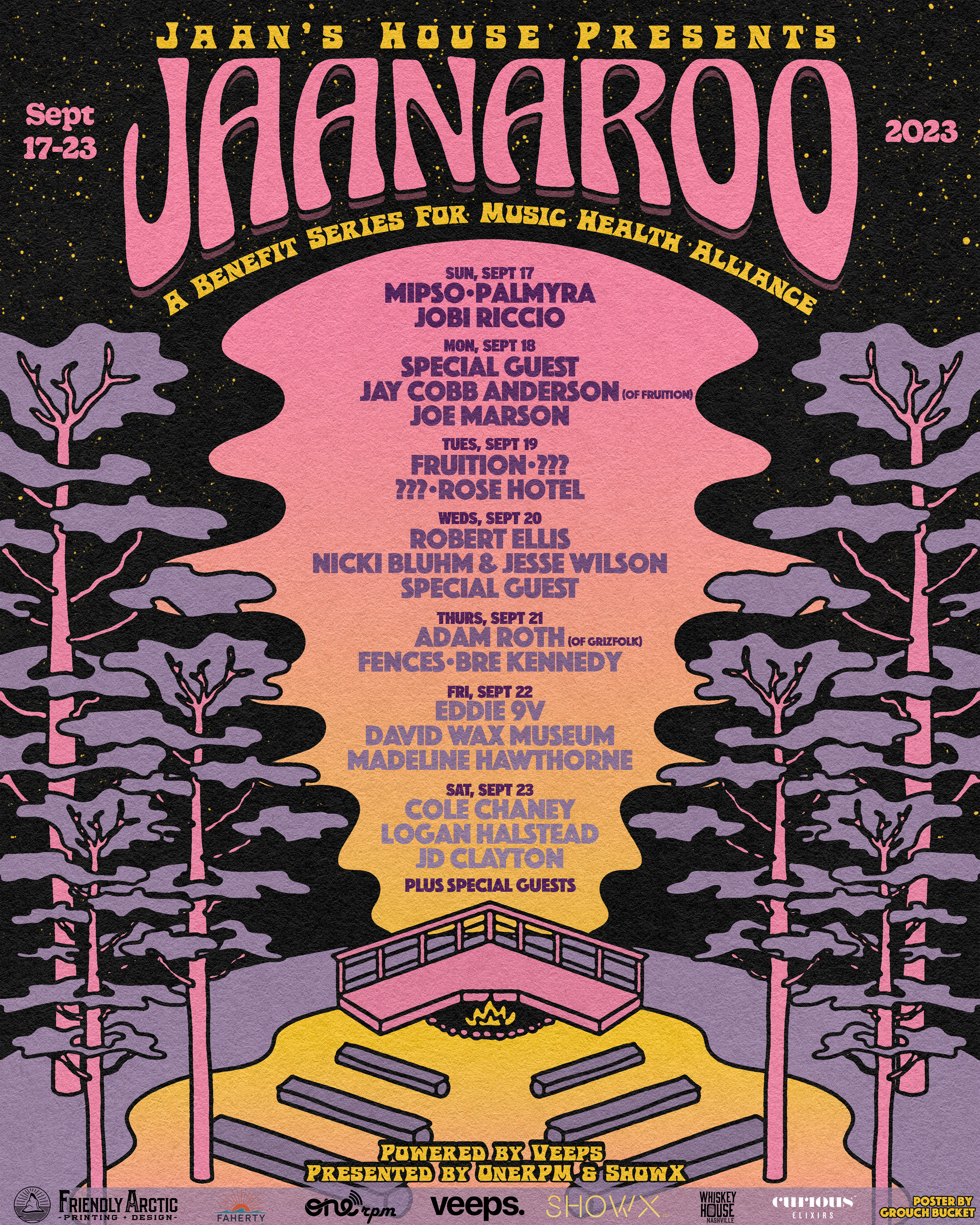 Jaanaroo Full Lineup